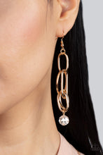 Load image into Gallery viewer, Park Avenue Princess - Gold Earrings