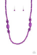 Load image into Gallery viewer, Tropical Tourist - Purple Necklace