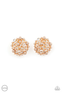 Head To Toe Twinkle - Brown Earrings