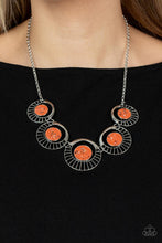 Load image into Gallery viewer, Elliptical Effervescence - Orange Necklace