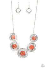 Load image into Gallery viewer, Elliptical Effervescence - Orange Necklace