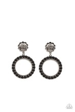 Load image into Gallery viewer, Playfully Prairie - Black Earrings
