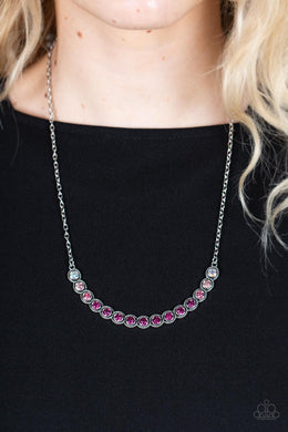 Throwing SHADES - Pink Necklaces