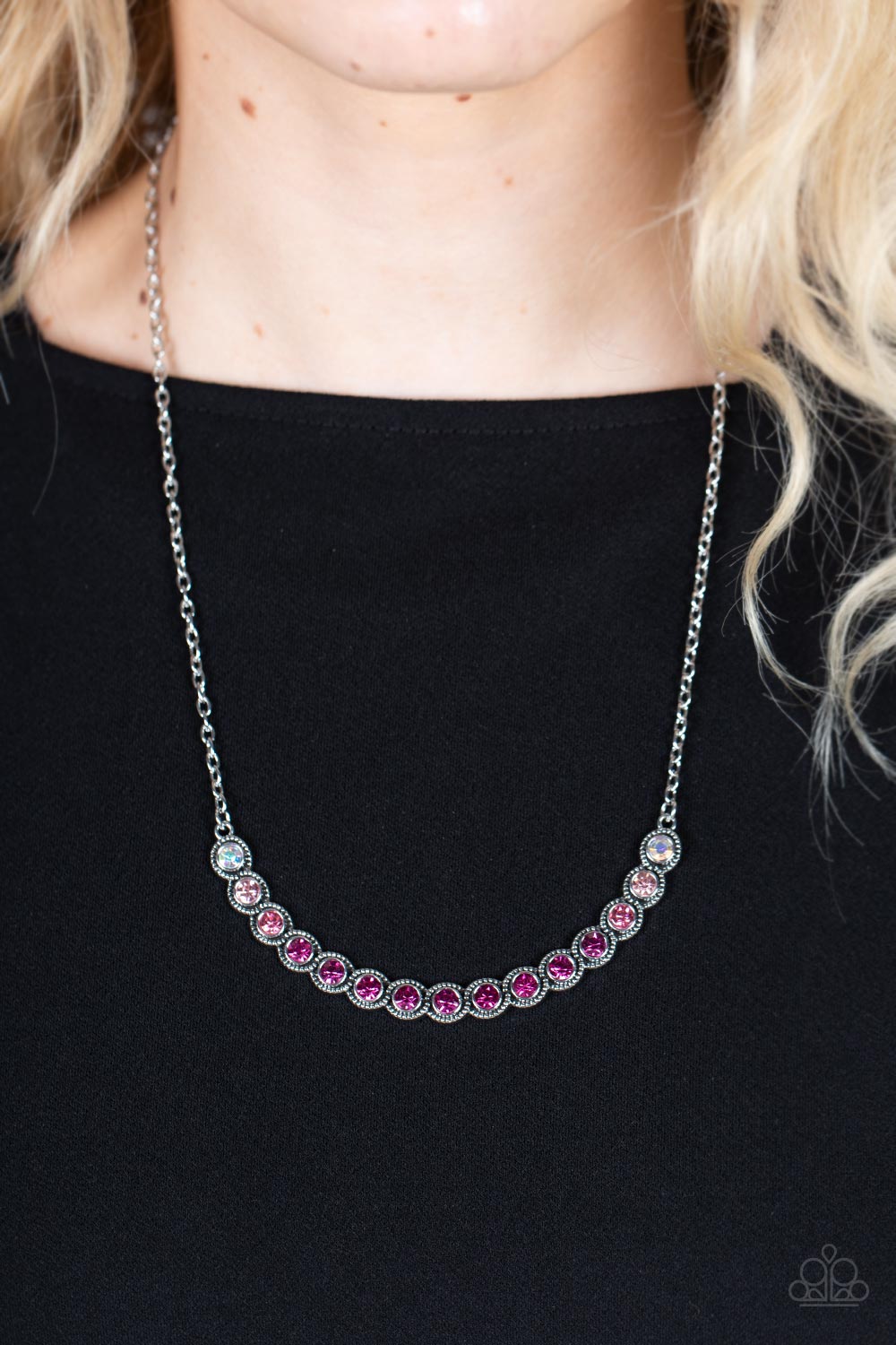 Throwing SHADES - Pink Necklaces