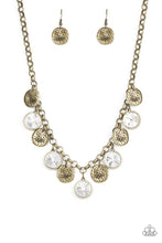 Load image into Gallery viewer, Spot On Sparkle - Brass Necklace