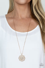 Load image into Gallery viewer, Botanical Bling - Rose Gold Necklace