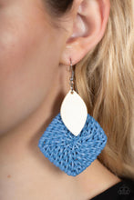 Load image into Gallery viewer, Sabbatical WEAVE - Blue Earrings