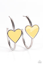 Load image into Gallery viewer, Kiss Up - Yellow Earrings