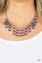 Load image into Gallery viewer, Wall Street Stylist - Purple Necklace