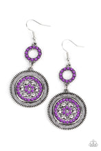 Load image into Gallery viewer, Meadow Mantra - Purple Earrings