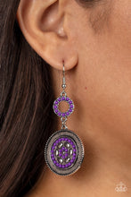 Load image into Gallery viewer, Meadow Mantra - Purple Earrings