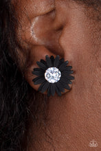 Load image into Gallery viewer, Sunshiny DAIS-y - Black Earrings