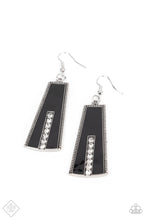 Load image into Gallery viewer, Demandingly Deco - Black Earrings