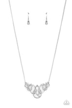 Load image into Gallery viewer, Thunderstruck Teardrops - White Necklace