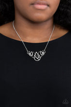 Load image into Gallery viewer, Thunderstruck Teardrops - White Necklace