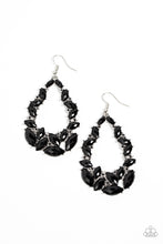 Load image into Gallery viewer, Tenacious Treasure - Black Earrings