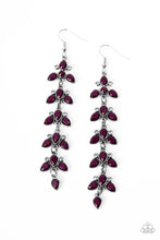 Load image into Gallery viewer, Fanciful Foliage - Purple Earrings
