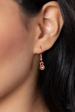 Load image into Gallery viewer, Thunderstruck Teardrops - Copper Necklace