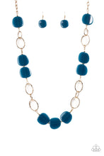 Load image into Gallery viewer, Posh Promenade - Blue Necklace