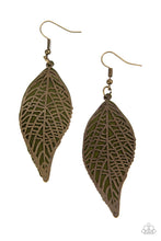 Load image into Gallery viewer, Leafy Luxury - Green Earrings