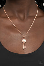Load image into Gallery viewer, Prized Key Player - Copper Necklace