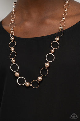 Metro Milestone - Rose Gold Necklace