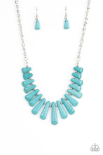 Load image into Gallery viewer, Mojave Empress - Blue Necklace