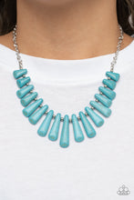 Load image into Gallery viewer, Mojave Empress - Blue Necklace