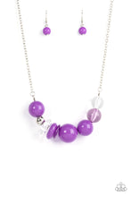 Load image into Gallery viewer, Bauble Bonanza - Purple Necklace