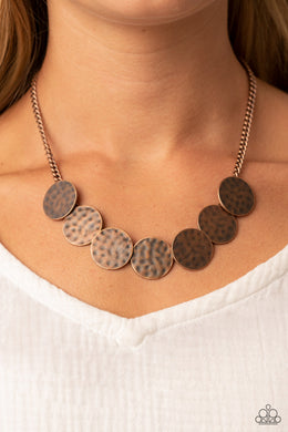 Flip a Coin - Copper Necklace