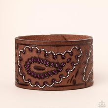 Load image into Gallery viewer, Paisley Pioneer - Purple Bracelet