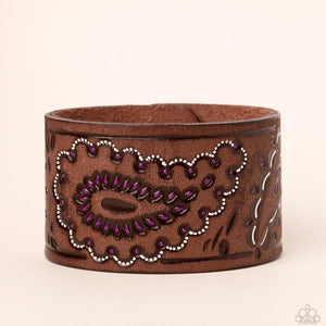 Paisley Pioneer - Purple Bracelet