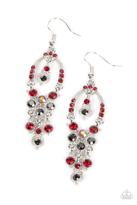 Sophisticated Starlet - Red Earrings
