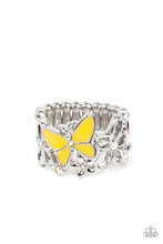 Load image into Gallery viewer, All FLUTTERED Up - Yellow Earrings