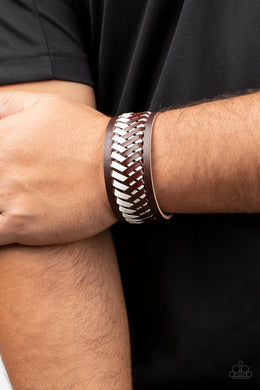 Punk Rocker Road - Brown Bracelet