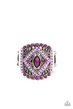 Load image into Gallery viewer, Amplified Aztec - Purple Ring