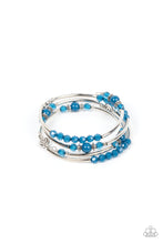 Load image into Gallery viewer, Whimsically Whirly - Blue Bracelet