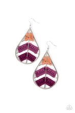 Load image into Gallery viewer, Nice Threads - Purple Earrings