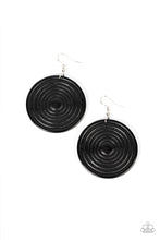 Load image into Gallery viewer, Caribbean Cymbal - Black Earrings