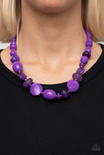 Load image into Gallery viewer, Tropical Tsunami - Purple Necklace