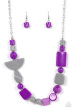 Load image into Gallery viewer, Tranquil Trendsetter - Purple Necklace