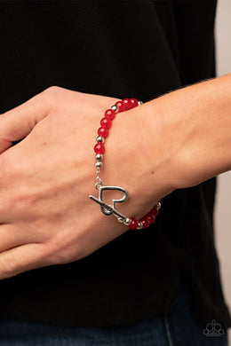 Following My Heart - Red Bracelet