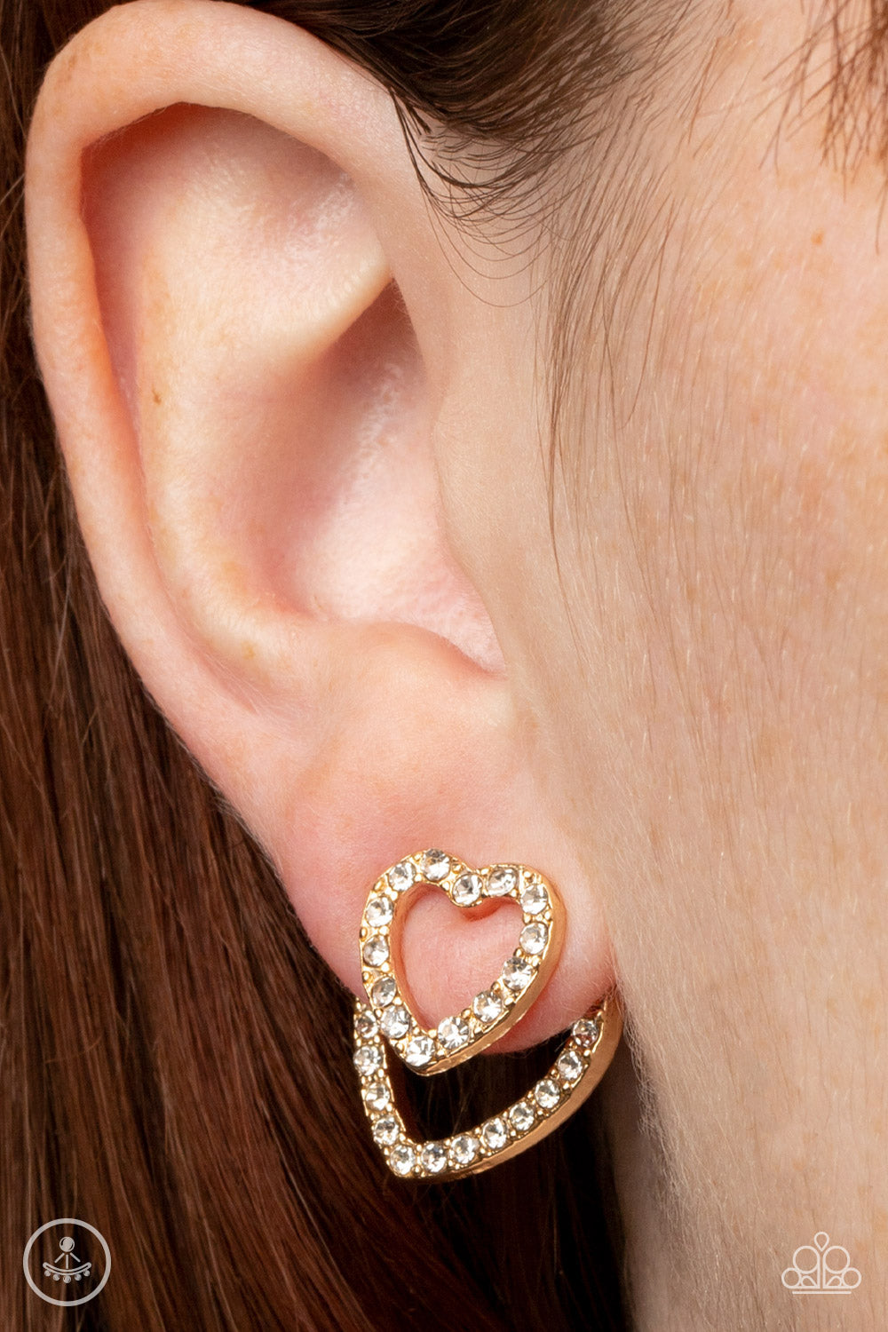 Ever Enamored - Gold Earrings