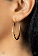 Load image into Gallery viewer, CURVE Your Appetite - Gold Earrings