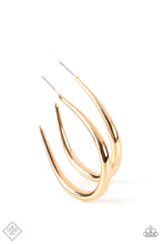 Load image into Gallery viewer, CURVE Your Appetite - Gold Earrings