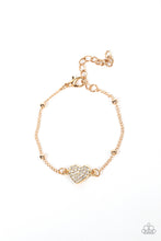 Load image into Gallery viewer, Heartachingly Adorable - Gold Bracelet