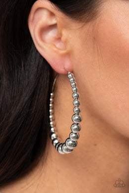 Show Off Your Curves - Silver  Earrings