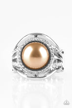 Load image into Gallery viewer, Pampered In Pearls - Brown Ring