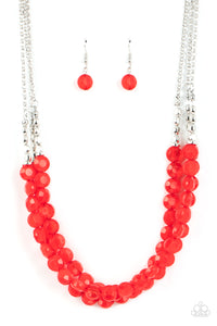 Pacific Picnic - Red Necklace