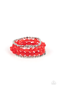 Seaside Siesta - Red Bracelet